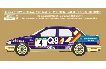 Transkit – Ford Sierra Cosworth 4x4 - 1991 Portugal - Q8 Ford team 1/24